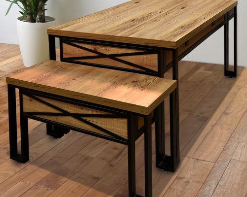 Mesa Iron com mesa de Apoio