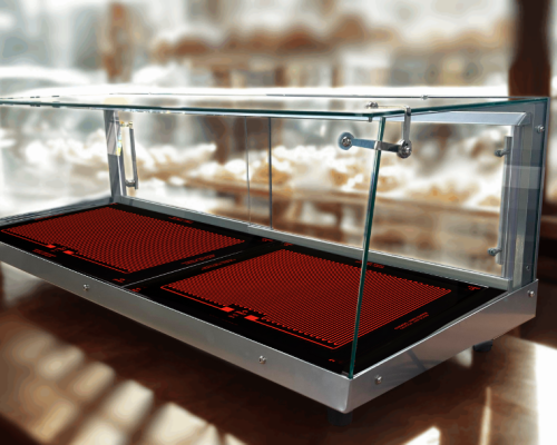 Vitrine Aquecedora com fundo 1